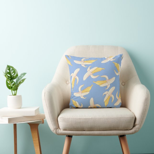 Tropical Banana Fruit Pattern Cushion (Chair)