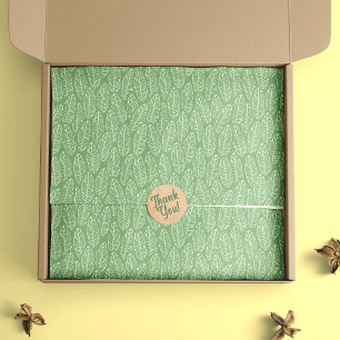 Tropical Banana Leaves Green Tissue Paper