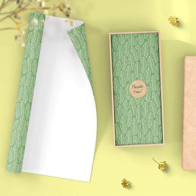 Tropical Banana Leaves Green Wrapping Paper (Creator Uploaded)