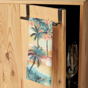 Tropical Beach #5 Tea Towel