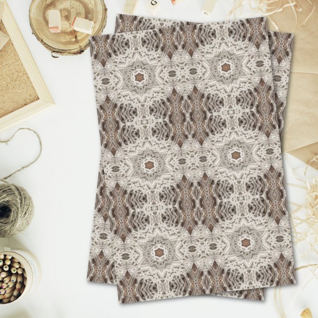 tropical beach boho chic tribal macrame crochet tissue paper (tropical beach boho chic tribal macrame crochet tissue paper)