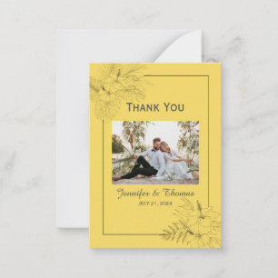 Tropical Beach Boho Summer Thank You   Card