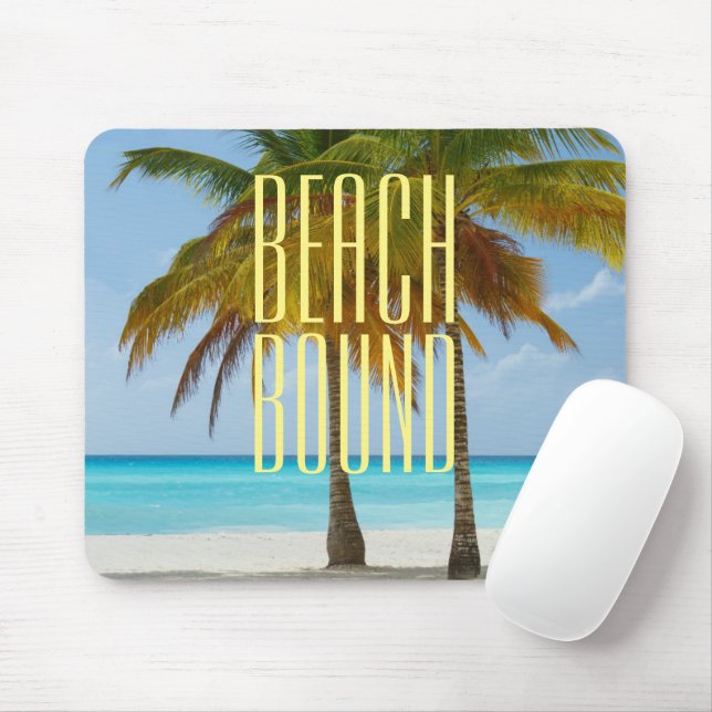 Tropical Beach Bound Mouse Pad (With Mouse)