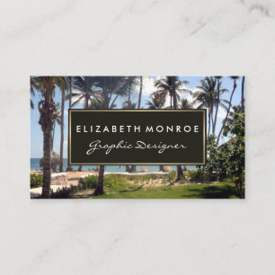 Tropical Beach Business Card