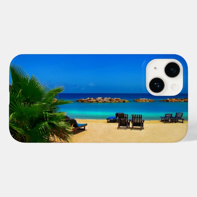 Tropical Beach Case-Mate iPhone Case (Back (Horizontal))
