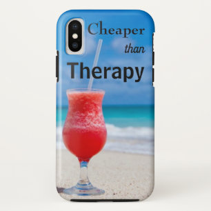 Tropical Beach Cheaper Than Therapy Photo Case-Mate iPhone Case