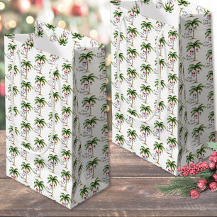 Tropical Beach Christmas Small Gift Bag