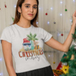 Tropical Beach Christmas Vibes Gnome Summer T-Shirt<br><div class="desc">This design may be personalised by choosing the Edit Design option. You may also transfer onto other items. Contact me at colorflowcreations@gmail.com or use the chat option at the top of the page if you wish to have this design on another product or need assistance. See more of my designs...</div>