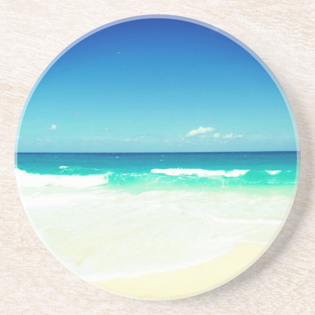 Tropical Beach Coaster (Front)