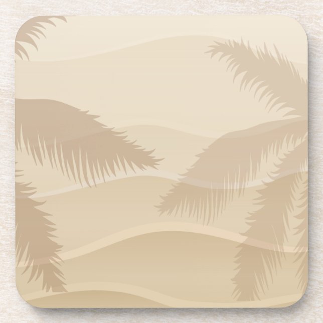 Tropical Beach Coaster (Front)