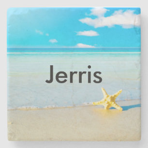 Tropical Beach Coaster Customised