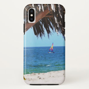 Tropical Beach Colourful Sailboat Case-Mate iPhone Case