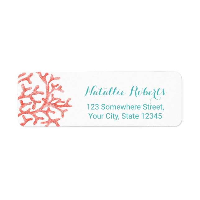 Tropical Beach Coral Reef Elegant (Front)