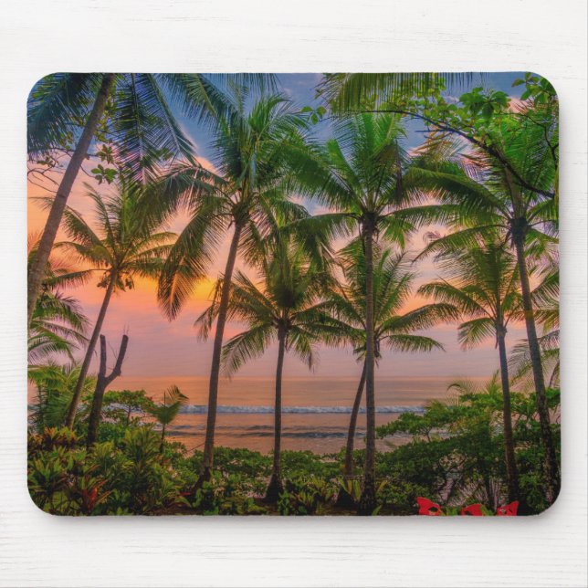 Tropical Beach | Corcovado National Park Mouse Pad (Front)