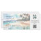 Tropical Beach Destination Aeroplane Ticket Weddin
