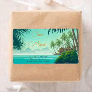 Tropical Beach Destination Wedding Guest Address