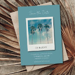 Tropical Beach Destination Wedding Save the Date<br><div class="desc">Modern beach destination wedding save the date cards that are perfect for the couple who can't wait to get married on the beach in paradise.</div>