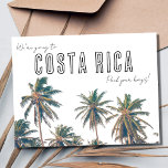 Tropical Beach Destination Wedding Save the Date Postcard<br><div class="desc">Mail out these Tropical Beach Destination Wedding Save the Date postcards to your guests and let them know your big day is coming! Featuring a stunning palm tree design,  this save the date postcard will make your guests feel like they're already on vacation.</div>