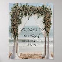 Tropical Beach Floral Arbor