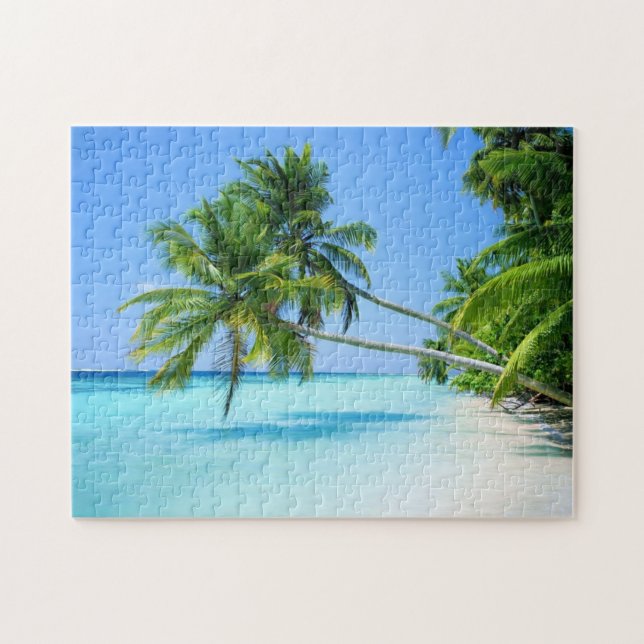 Tropical Beach Game Puzzle (Horizontal)