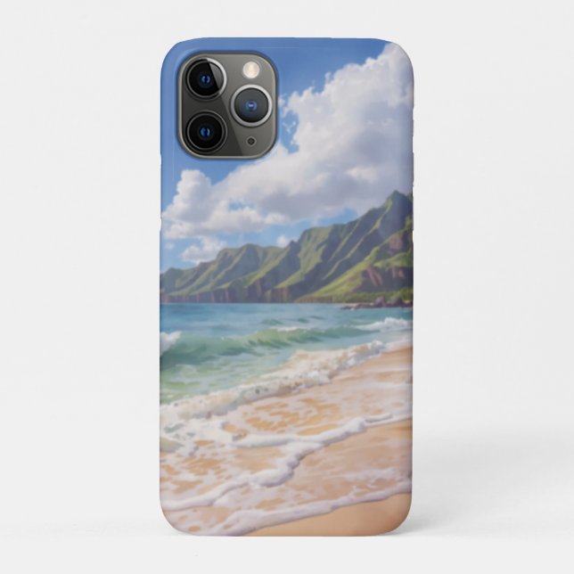 Tropical Beach Hawaii Case-Mate iPhone Case (Back)