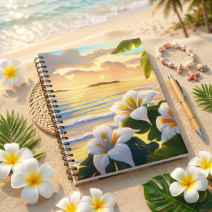 Tropical Beach, Hawaii Notebook