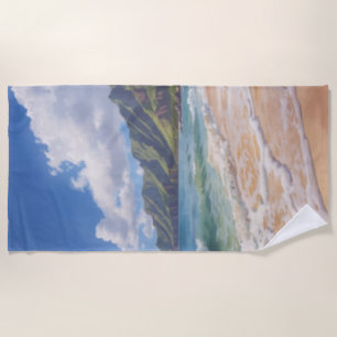Tropical Beach Hawaii Towel