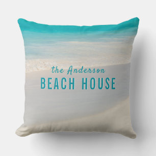 Tropical "Beach House" Custom Cushion
