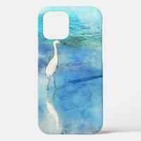 Tropical Beach in Teal Aqua Turquoise Blue