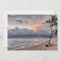 Tropical beach in the Caribbean