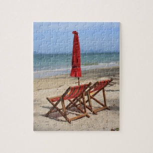 Tropical beach jigsaw puzzle