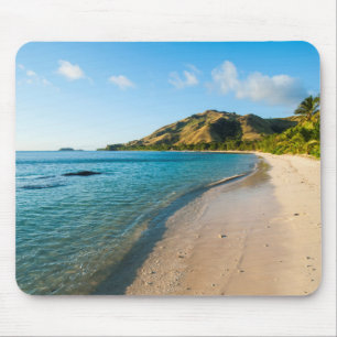 Tropical Beach Landscape, Fiji Mouse Pad