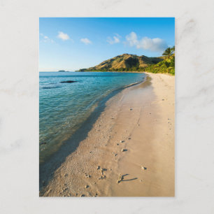 Tropical Beach Landscape, Fiji Postcard