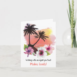 Tropical Beach Makes Scents Pop By Card