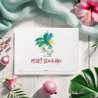 Tropical Beach-mas Money Envelope