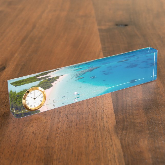 Tropical Beach Nameplate (Side)