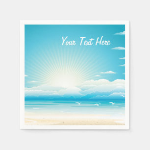 Tropical Beach Napkin