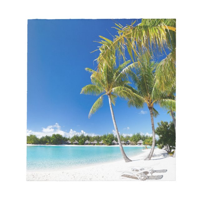 Tropical beach notepad (Front)