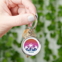 Tropical Beach Palm Tree Cute Personalised Summer