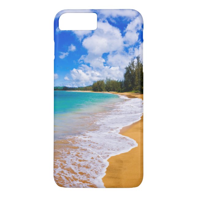 Tropical beach paradise, Hawaii Case-Mate iPhone Case (Back)
