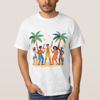Tropical Beach Party Friends Summer Celebration T-Shirt