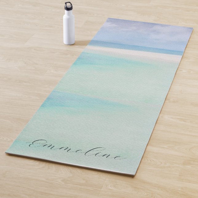  Tropical Beach Personalised Yoga Mat (In Situ)