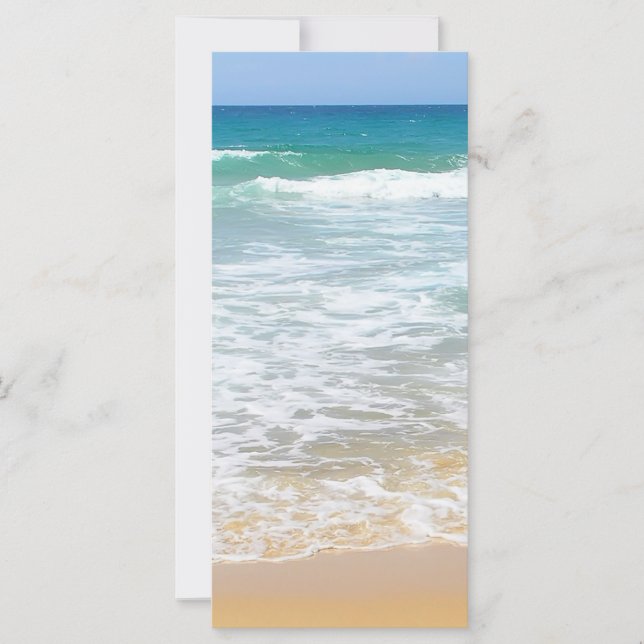 Tropical Beach Rack Card (Front)