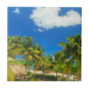 Tropical beach resort, Belise Tile