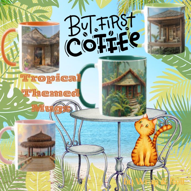 Tropical Beach Scene Mug (Creator Uploaded)