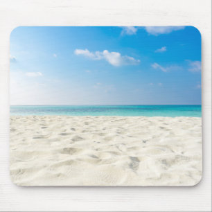 Tropical Beach Sea Sand Sky & Summer Day Mouse Pad