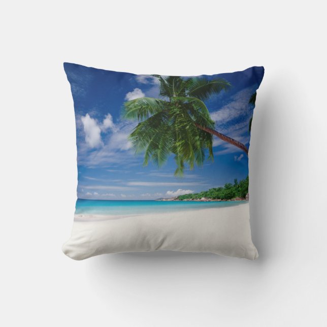 Tropical Beach | Seychelles Cushion (Front)