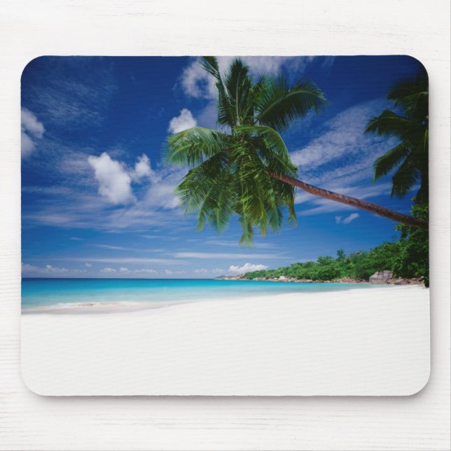 Tropical Beach | Seychelles Mouse Pad (Front)