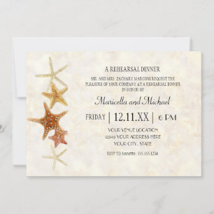 Tropical Beach Shells Starfish Nautilus Summer Invitation