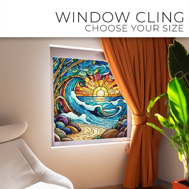 Tropical Beach Stained glass art (Creator Uploaded)